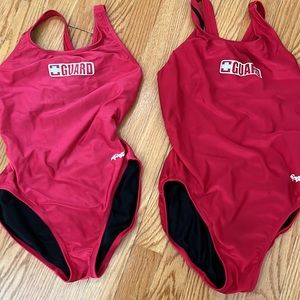 2 Dolfin brand Lifegaurding bathing suits
